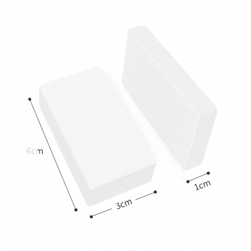 Mini blok polerski Long biały 100/180 40 szt